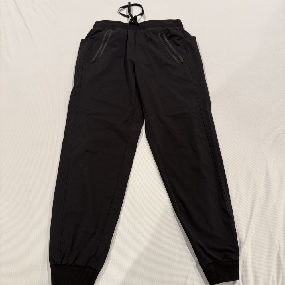 Blanc Noir Women's Black Getaway Drawstring Jogger Pants Size S
